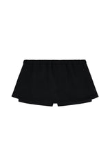 ベーシックロゴローライズスウェットスカート, Black