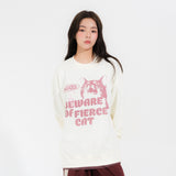 BEWARE SWEATSHIRTS-IVORY