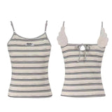 Liora Stripe Ribbon Camisole