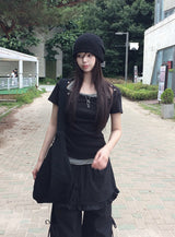 Bleuon Stripe Slim Halter Sleeveless