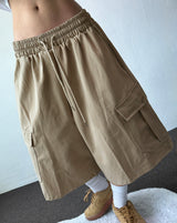 Mighty Hip Patch Cargo Bermuda Shorts 3color