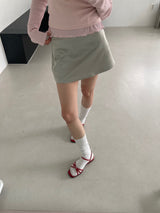 ルナ サテン ミニスカート