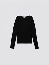 Tencel Long Sleeve Tee_Black