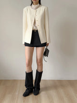 Twill Glass Round Jacket