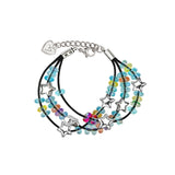 Crystal Star Layer Strap Bracelet