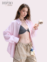 ベイビーピンクストライクポケットシャツ