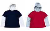 Hood layered long sleeve