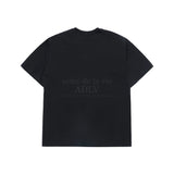 24FWハンドスケッチラビットショートスリーブTシャツブラック