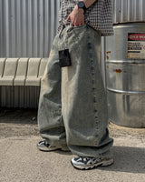 Clear Balloon Denim Pants