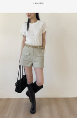 Deuan Two-Pocket Cotton Shorts