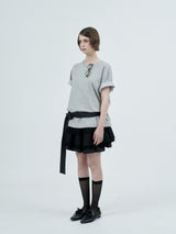 glitter star t-shirts / gray