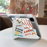 Shopping Cat Illustration iPad Case