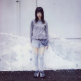 Frilling knit cardigan 003