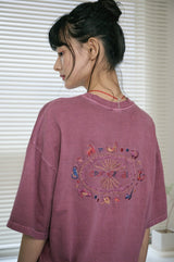 Cat Stitch Pigment Short Sleeve Tee