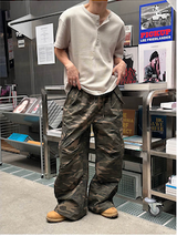 [Unisex] ワッフルヘンリーネックハーフスリーブ (4color)