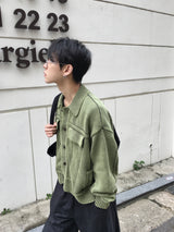 ター ストライプ バルーン デニム パンツ 2C