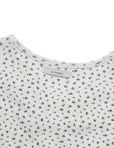 フラワー レース スリーブレス(WHITE)