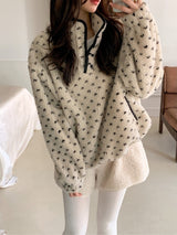 Diamond Punching Cotton Knit Tights (4color)