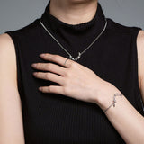 Drop Half Moon Bracelet