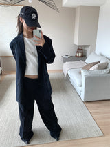 PAPERMOON PIN STRIPE BLAZER JACKET