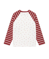 ストライプスターラグラン長袖Tシャツ ホワイト(CV2GSFT550A)