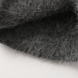 Bluesf angora knit beanie