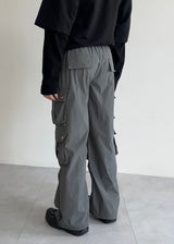 nylon suit pocket pants(2colors)