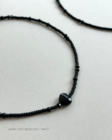 [Matt] Heart Dot Necklace