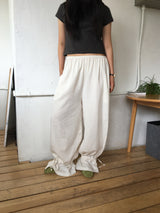 Shirring flare pants (2color)
