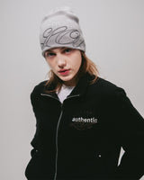 authentic love beanie -light gray-