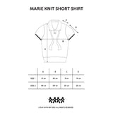 Marie Knit Polo Shirt Shortsleeve - Size 2