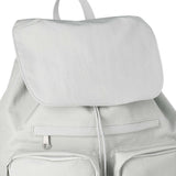 FLAP STRING BACKPACK / GRAY