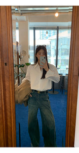 a modern white clean shirt