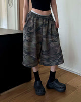 [Unisex] カモバミューダスウェットパンツ(3 color)