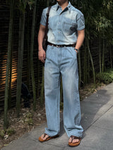 Ever denim two-tuck pants