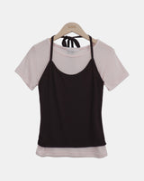 Untin Halter Short Sleeve T-Shirt