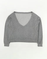 Vanco Deep V-neck Long Sleeve (4color)