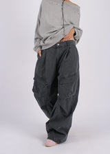 GARMENT CARGO WIDE PANTS