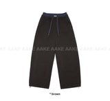 (Lining brushed) COLORBLOCK WAIST PANTS