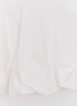 バルーンフィットコットンミニスカート White