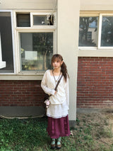 oso dot frill skirt