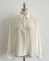 Dren Sheer Shirt Blouse (Strap Set)