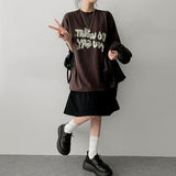 Fine overfit short-sleeved T-shirt