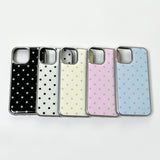 dot epoxy silver bumper case(blue)