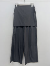 Geeks Wrap Nylon Wide Pants