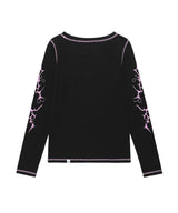 W STEM LS Tシャツ ブラック(CV2FSFT553A)