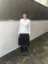 soft tulip pleats skirt