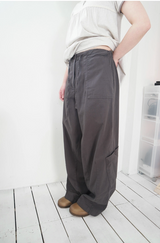 side button pocket pants (2c)