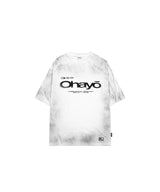 ダーティーウォッシュレタリングオーバーフィットTシャツ