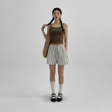 [MADE] Polyp Linen Stripe Banding Shorts